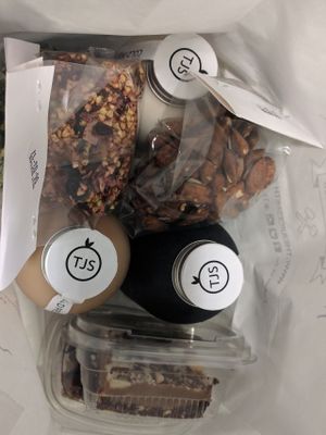 Vegan Swag bought from JuceSmith for over Christmas at The Juice Smith in Cobham