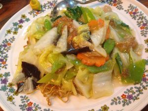 Fried noodle at Kinkarou in Nagoya