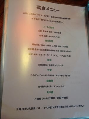 Ingredients  at Kinkarou in Nagoya