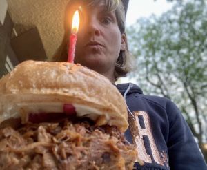 Mein Favorit der „Pink Jack“ Burger 🙋‍♀️👍🏻  at PAN's Bebop in Essen
