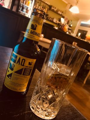 nice bar with decent Gin Tonic Skills and fine regional distilled corn  at PAN's Bebop in Essen