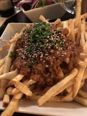 Sate fries at PAN's Bebop in Essen
