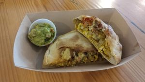 Huge Empanada at Choices Cafe in Miami