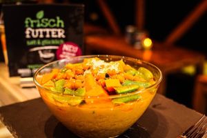 vegan coconut bowl at Frischfutter in Munich