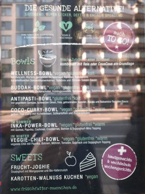 Menü at Frischfutter in Munich