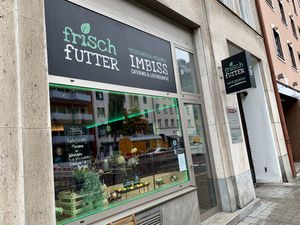 store front at Frischfutter in Munich