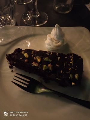 Torta al cioccolato e pistacchio at OrtoZero Cafe in Alessandria