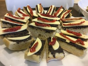 Soya and diary cheese at OrtoZero Cafe in Alessandria