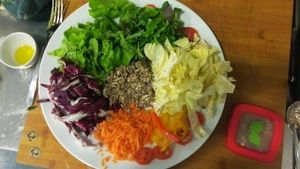 vegan and vegetarian dishes
vegan wine  at OrtoZero Cafe in Alessandria