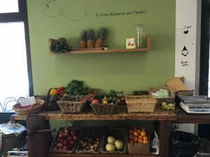 organic food 
km0 at OrtoZero Cafe in Alessandria