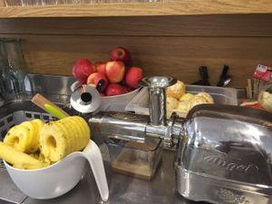 Juice and extract, freshfruits and vegetable at OrtoZero Cafe in Alessandria