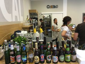 Beer and gluten free beer
 at OrtoZero Cafe in Alessandria