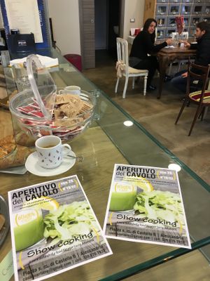 vegan Bar at OrtoZero Cafe in Alessandria