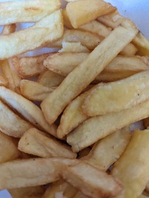 Chips marked as vegan at Tuk Tuk Toll-X in Edinburgh