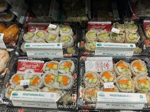 Vegan sushi   at Whole Foods Market in Pittsburgh