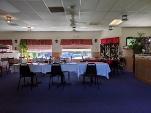 Inside seating at China Chef in Cotati