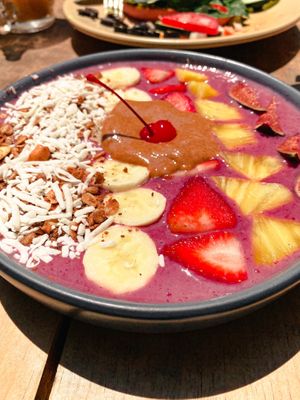 Açai bowl at Vegamo Centro in Mexico City