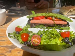 Chewbacca sandwich at Vegamo Centro in Mexico City