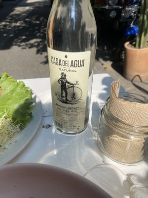 Bottled water only - no tap water at Vegamo Centro in Mexico City