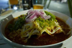 Ensillada roja #Veganuary at Vegamo Centro in Mexico City