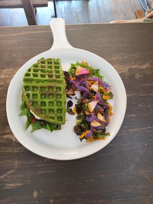 Delicioso Chubaca sin gluten at Vegamo Centro in Mexico City