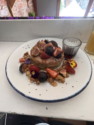 Pancakes  at Vegamo Centro in Mexico City