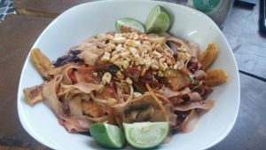 Pad thai. good but not authentic.  at Vegamo Centro in Mexico City