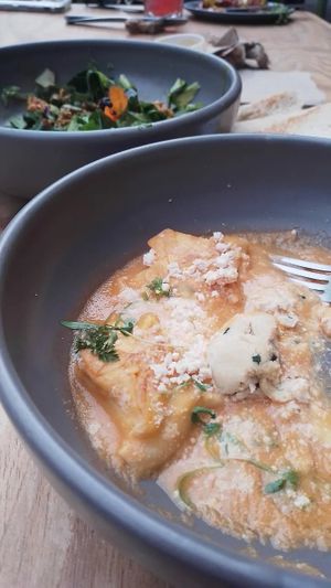 Ravioli at Vegamo Centro in Mexico City