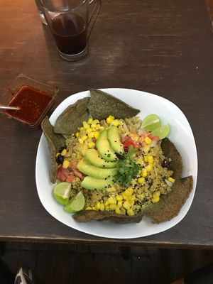 Protein bowl.   at Vegamo Centro in Mexico City