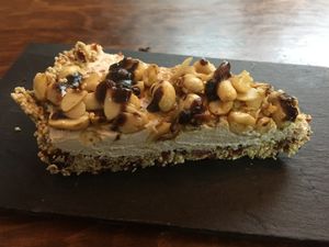 some amazing raw pie at Vegamo Centro in Mexico City