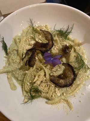 Creamy pasta  at Vegamo Centro in Mexico City