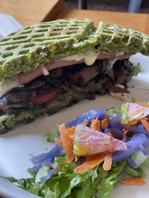 Waffle Chuwaka  at Vegamo Centro in Mexico City