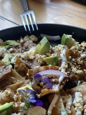 Chilaquiles   at Vegamo Centro in Mexico City