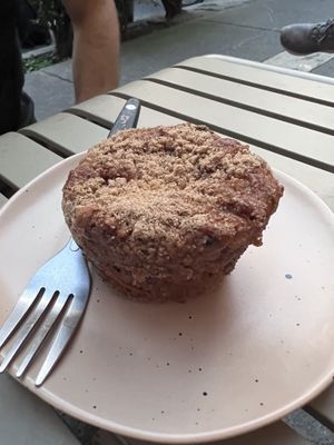 Carrot muffin (panquecito de zanahoria)  at Vegamo Centro in Mexico City