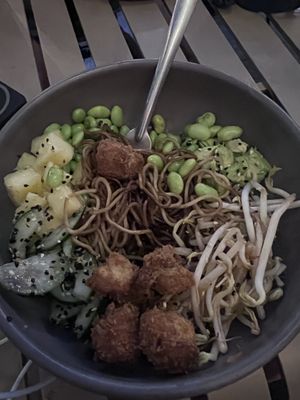 Noodle bowl   at Vegamo Centro in Mexico City
