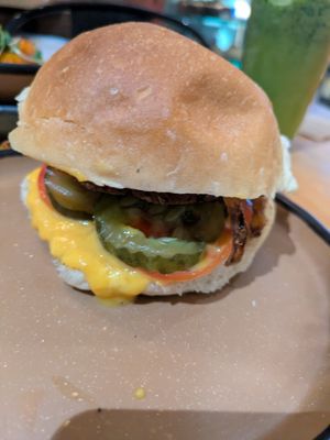 Vegamo burger at Vegamo Centro in Mexico City