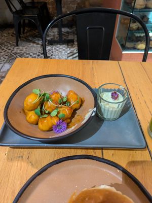 Cauliflower wings at Vegamo Centro in Mexico City