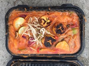 Pad Thai to go  at Vegamo Centro in Mexico City