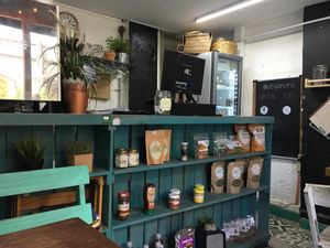 The counter at Vegamo Centro in Mexico City