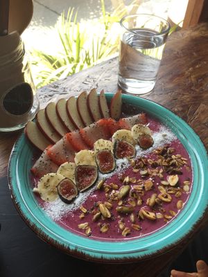 Açaí bowl at Vegamo Centro in Mexico City