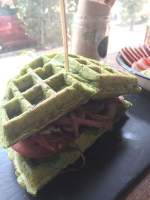 Waffle  at Vegamo Centro in Mexico City