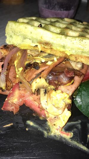 Waffle chewbacca  at Vegamo Centro in Mexico City