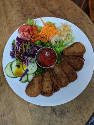 Nuggets vegano  at Vegamo Centro in Mexico City
