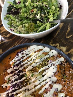 Enchiladas  at Vegamo Centro in Mexico City