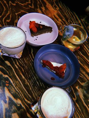 Cheesecake at Vegamo Centro in Mexico City