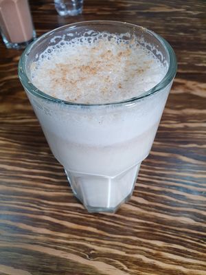 Horchata at Vegamo Centro in Mexico City
