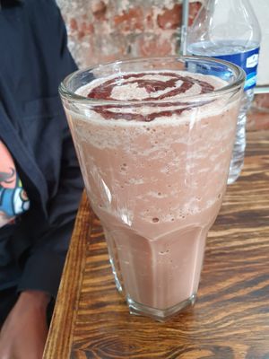 Mocha frappe at Vegamo Centro in Mexico City