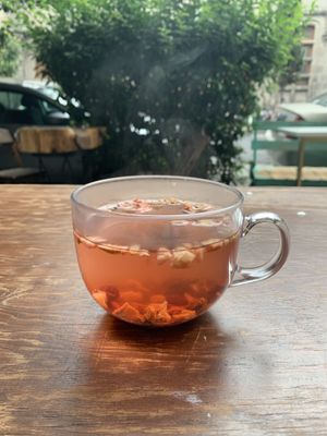 Jocotepec hot tea at Vegamo Centro in Mexico City