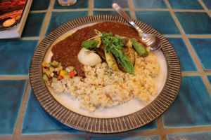 Vegan curry Solum Cafe at Solum Cafe in Kyoto