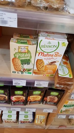 Coolies at Biomonde L'Echoppe Bio in Joyeuse